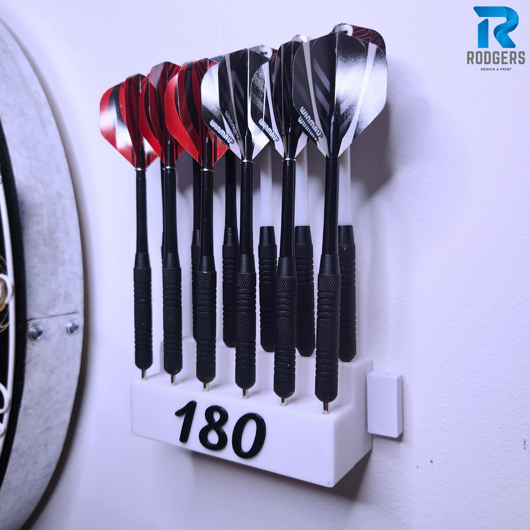 Wall Mountable Dart Holder / Stand - Holds 12 Darts!