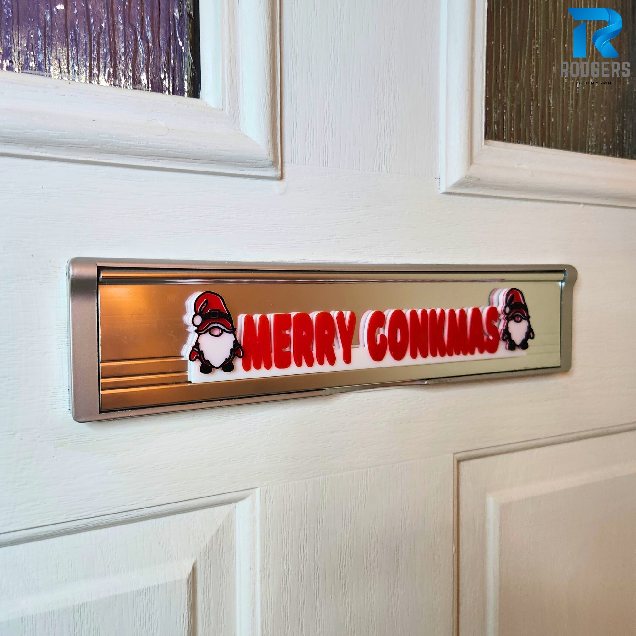 Santa Gonk Letterbox Sign