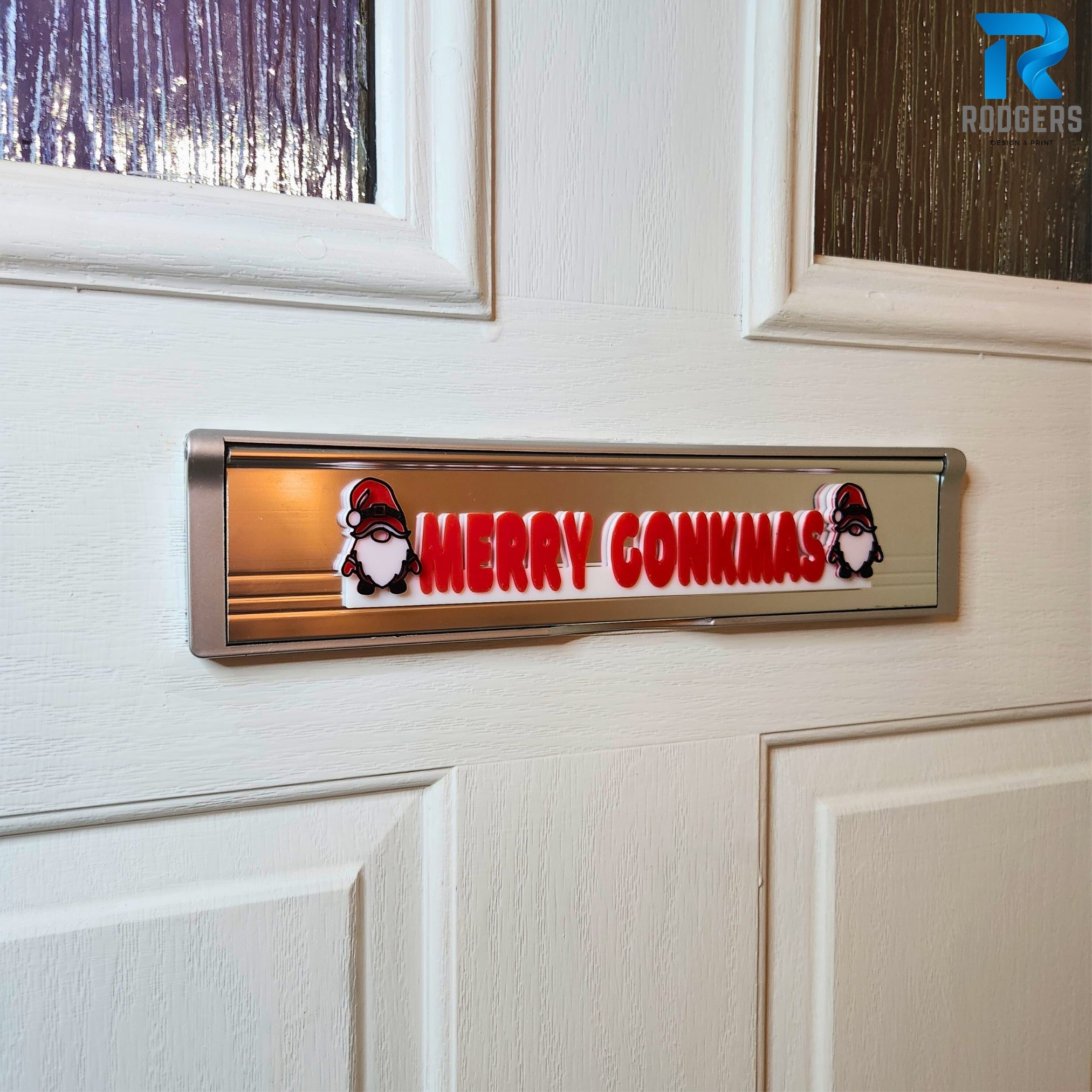 Santa Gonk Letterbox Sign