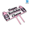 Gonk Birthday cake topper - Gonk cake decorations - Simple gonk cake ideas