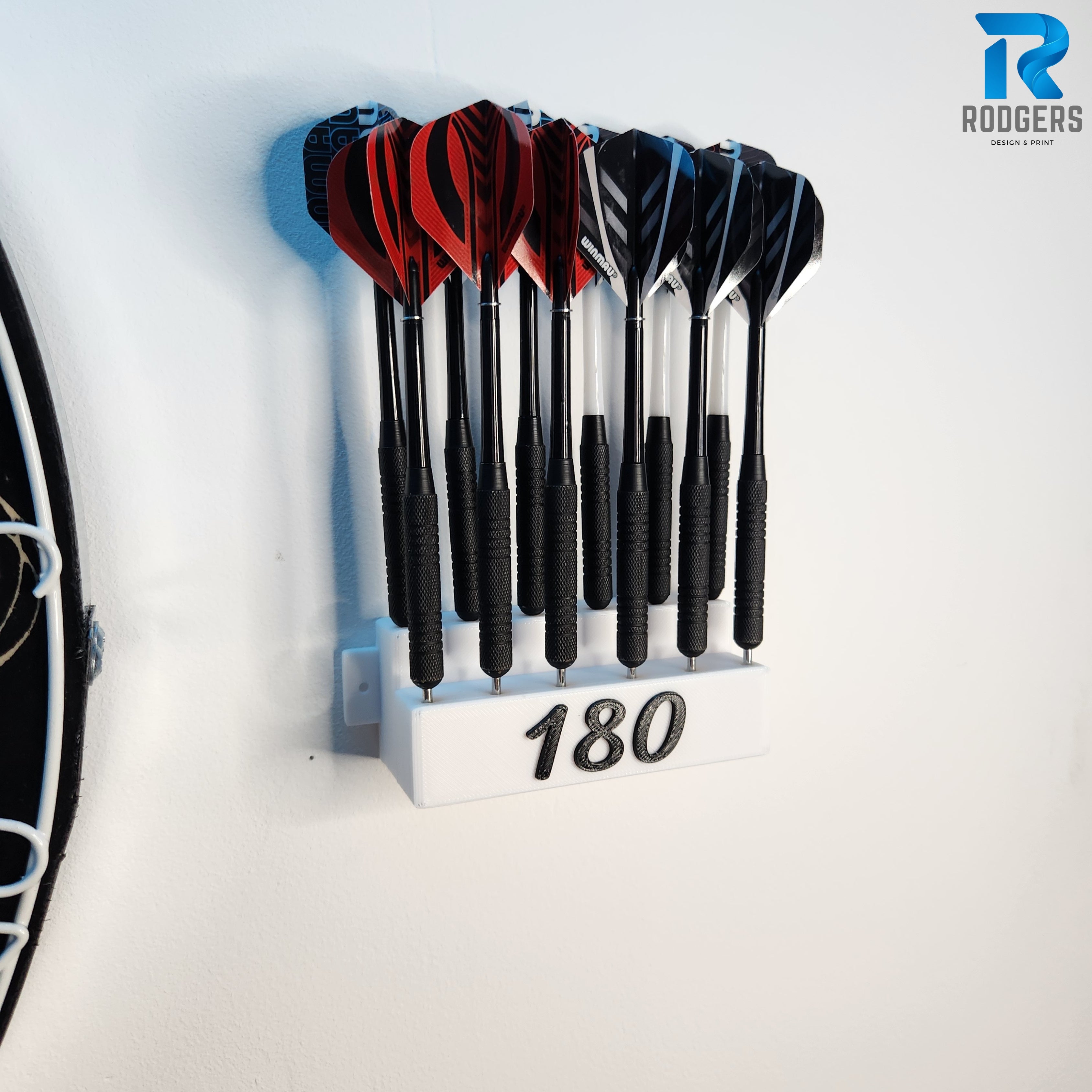 Wall Mountable Dart Holder / Stand - Holds 12 Darts!