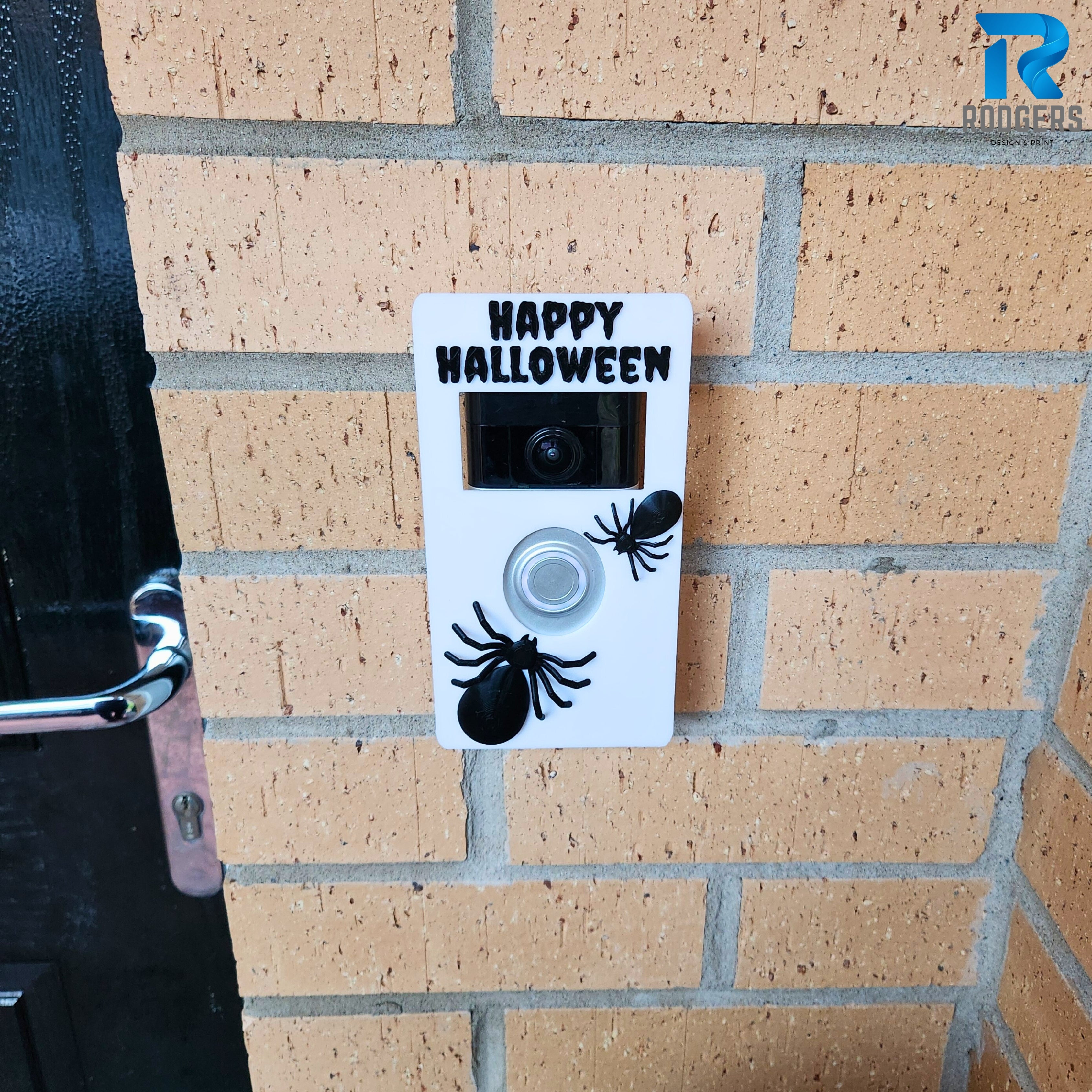 Halloween Spider Ring Doorbell Cover