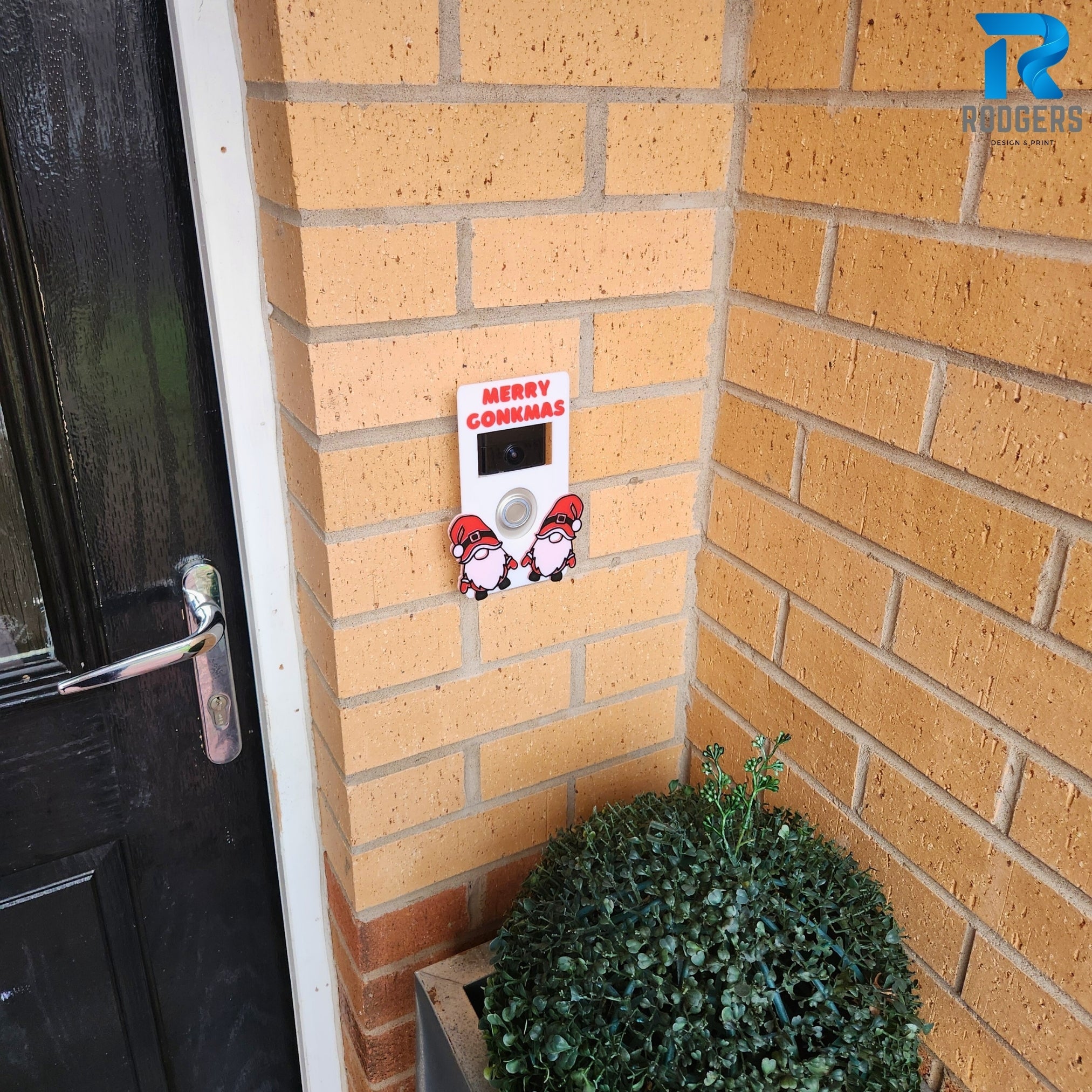 Santa Gonk Ring Doorbell cover