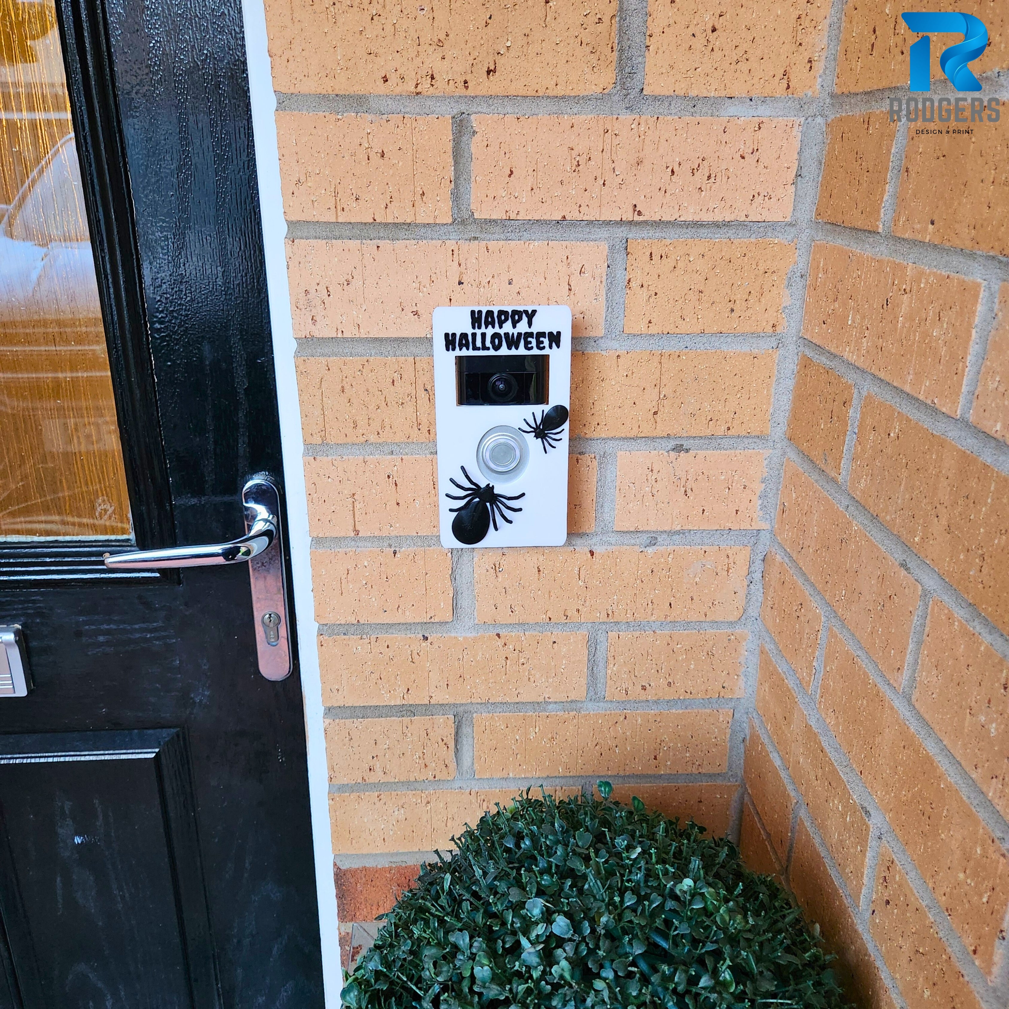 Halloween Spider Ring Doorbell Cover