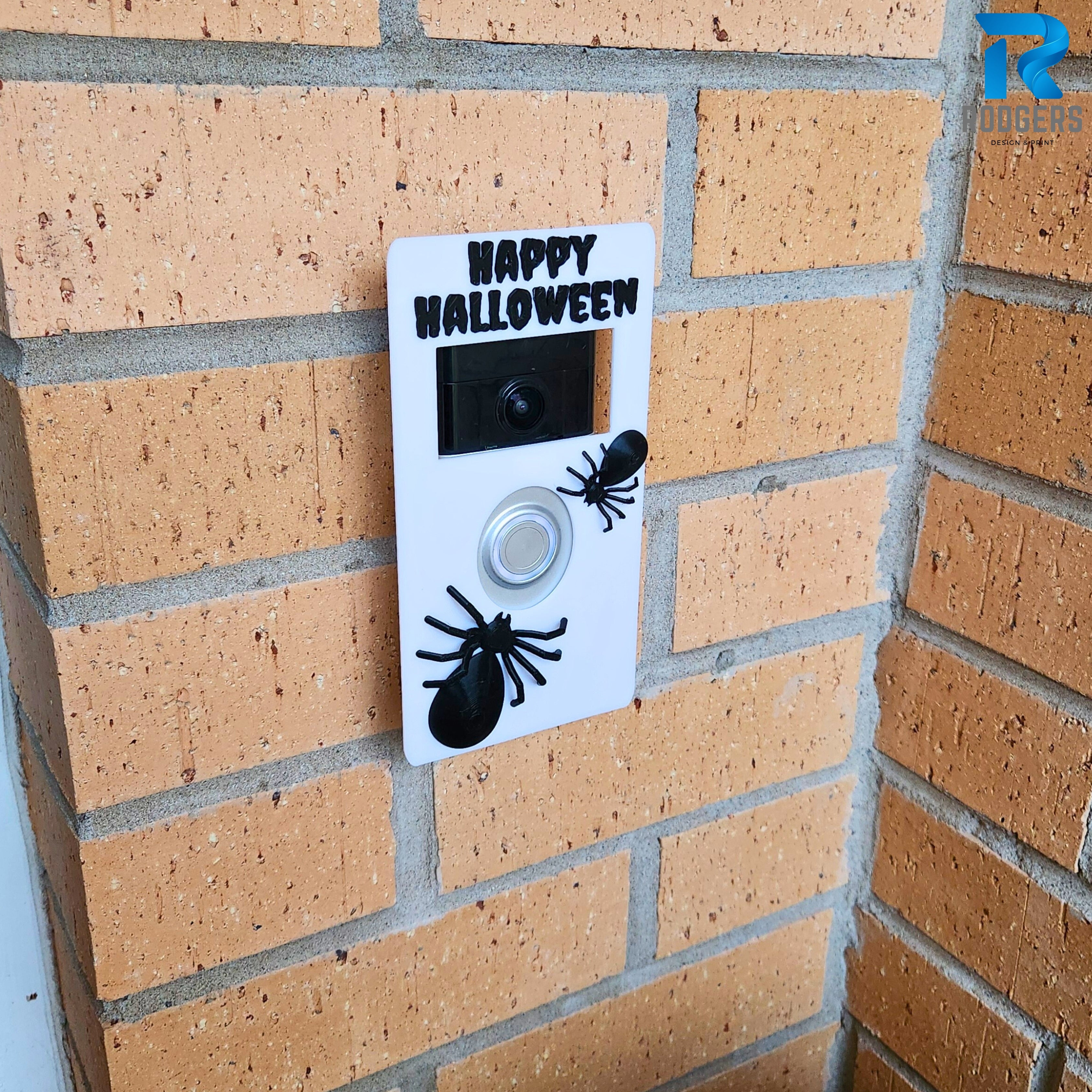 Halloween Spider Ring Doorbell Cover