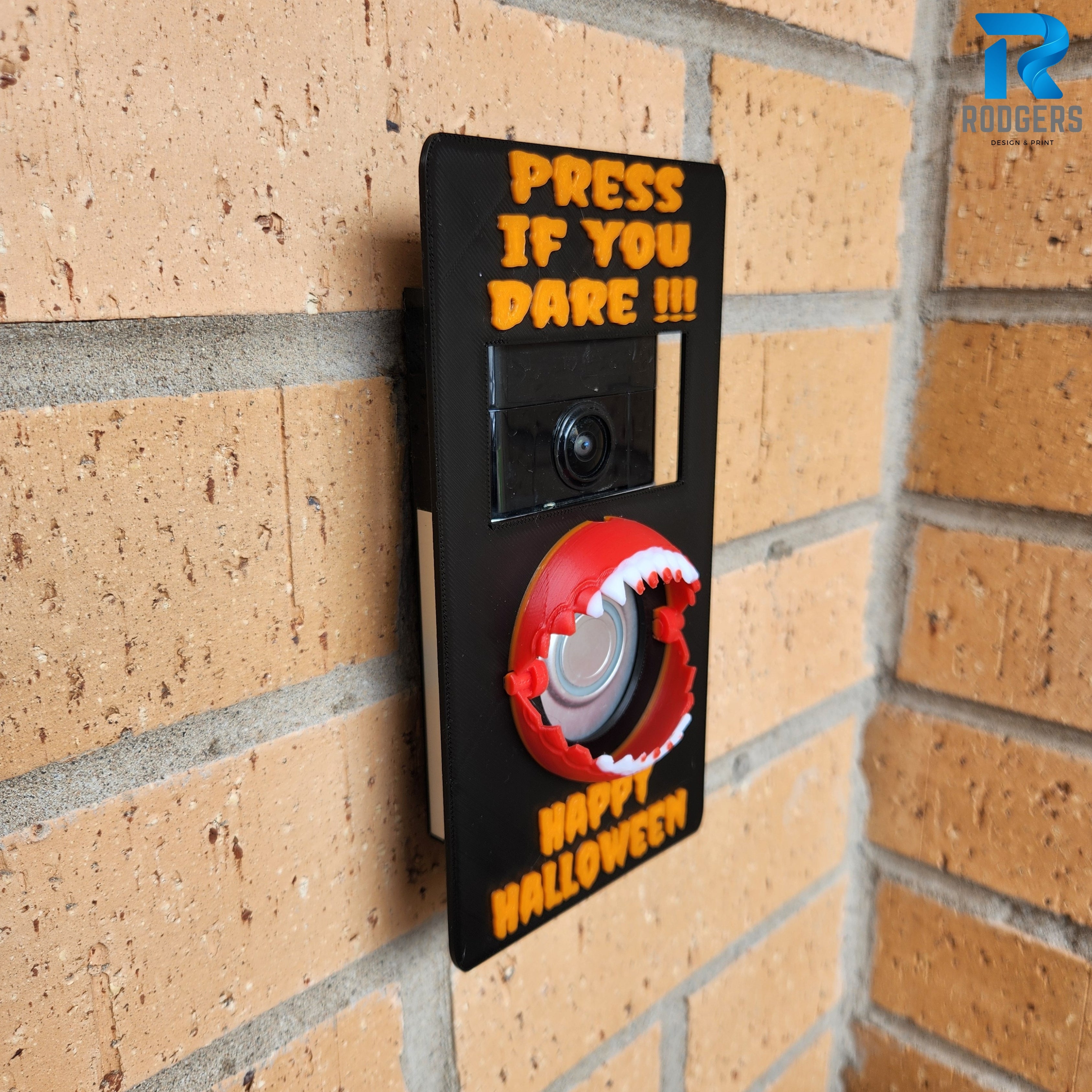 Halloween Ring Doorbell Cover (Teeth)